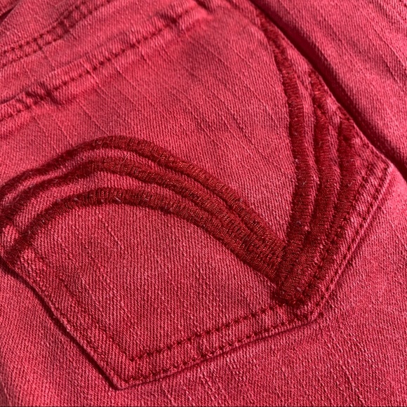 Urban Life classic red jean shorts - Picture 7 of 13